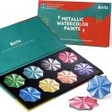 Professional watercolor of metallic shades ARRTX, 8 colors Professional watercolor of metallic shades ARRTX, 8 colors