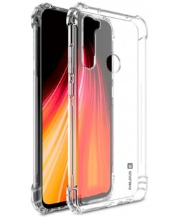 Evelatus Xiaomi Redmi Note 8 / Redmi Note 8 2021 Military Shockproof Silicone Case TPU Transparent