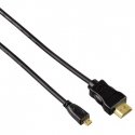 Hama HDMI 0.5m HDMI кабель 0,5 m HDMI Тип A (Стандарт) HDMI Тип D (Микро) Черный