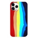 Evelatus Apple iPhone 14 Pro Silicone case Multi-Colored Rainbow