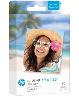 HP fotopopierius Sprocket Zink 8,9x10,8cm 20 lapų