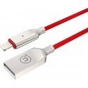Cable USB Usams USB-A - Lightning 1.9 m Red (IPYSUSB203)