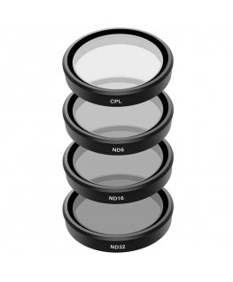 TELESIN Filter set CPL/ND8/ND16/ND32 for DJI Action 3