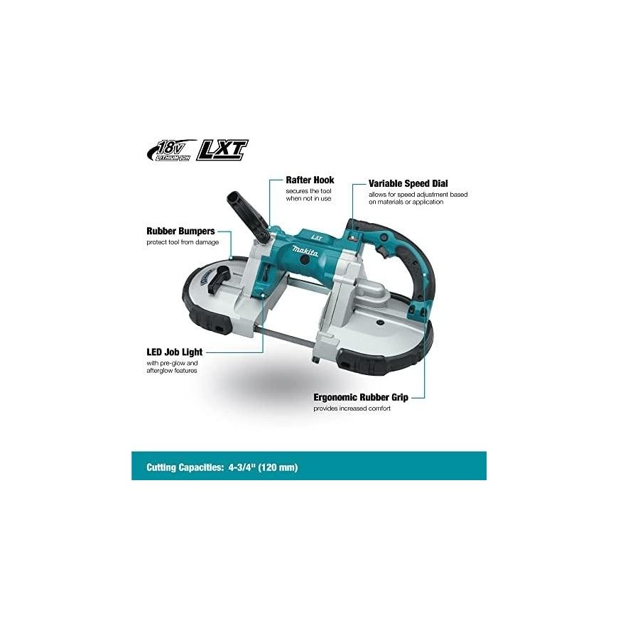 Makita DPB180Z Cordless band saw, 120X120mm, 18V, without battery and charger – 4