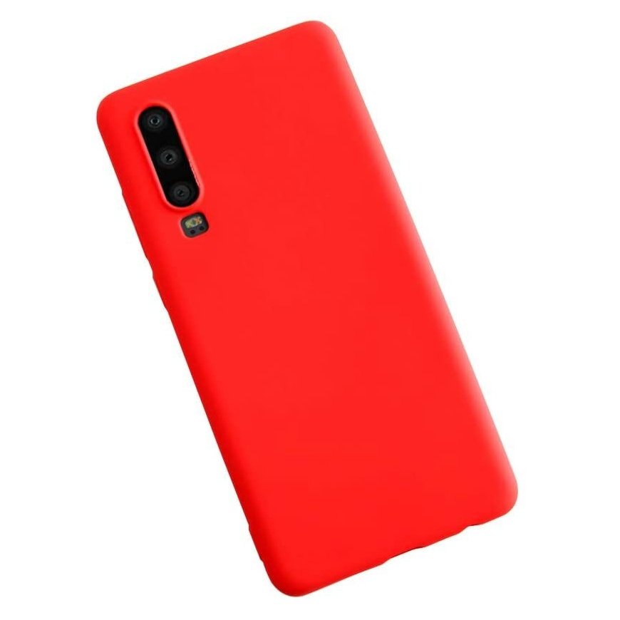 Evelatus Huawei P30 Nano Silicone Case Soft Touch TPU Red
