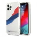 Dėklas BMW BMHCP12LSKTGT iPhone 12 Pro Max 6,7 colių skaidrus kietas dėklas Motorsport Tricolor Dėklas BMW BMHCP12LSKTGT iPhone 12 Pro Max 6,7 colių skaidrus kietas dėklas Motorsport Tricolor