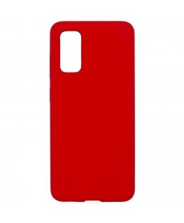 Evelatus Samsung Galaxy S20 Premium Soft Touch Silicone Case Red