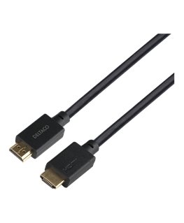 Deltaco HU-50-LSZH HDMI-kaapeli 5 m HDMI-tyyppi A (vakio) Musta