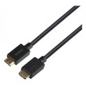 Deltaco HU-50-LSZH HDMI kabelis 5 m HDMI Type A (Standard) Melns Deltaco HU-50-LSZH HDMI kabelis 5 m HDMI Type A (Standard) Melns