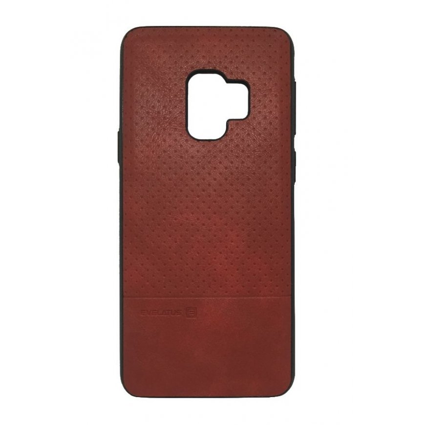 Evelatus Samsung Galaxy S9 Plus TPU case 1 with metal plate (possible to use with magnet car holder) Red