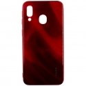 Evelatus Samsung Galaxy A40 Water Ripple Full Color Electroplating Tempered Glass Case Red Evelatus Samsung Galaxy A40 Water Ripple Full Color Electroplating Tempered Glass Case Red