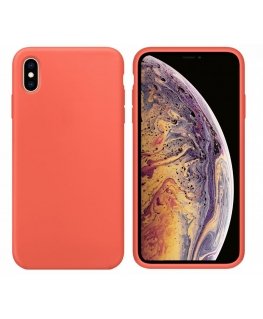 Evelatus Apple iPhone Xs Soft Premium Soft Touch Silicone Case Nectarine