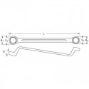 Double-ended spanner PROXXON SlimLine 24*27