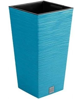 Prosperplast Flower pot FURU SQUARE - Scandinavian blue