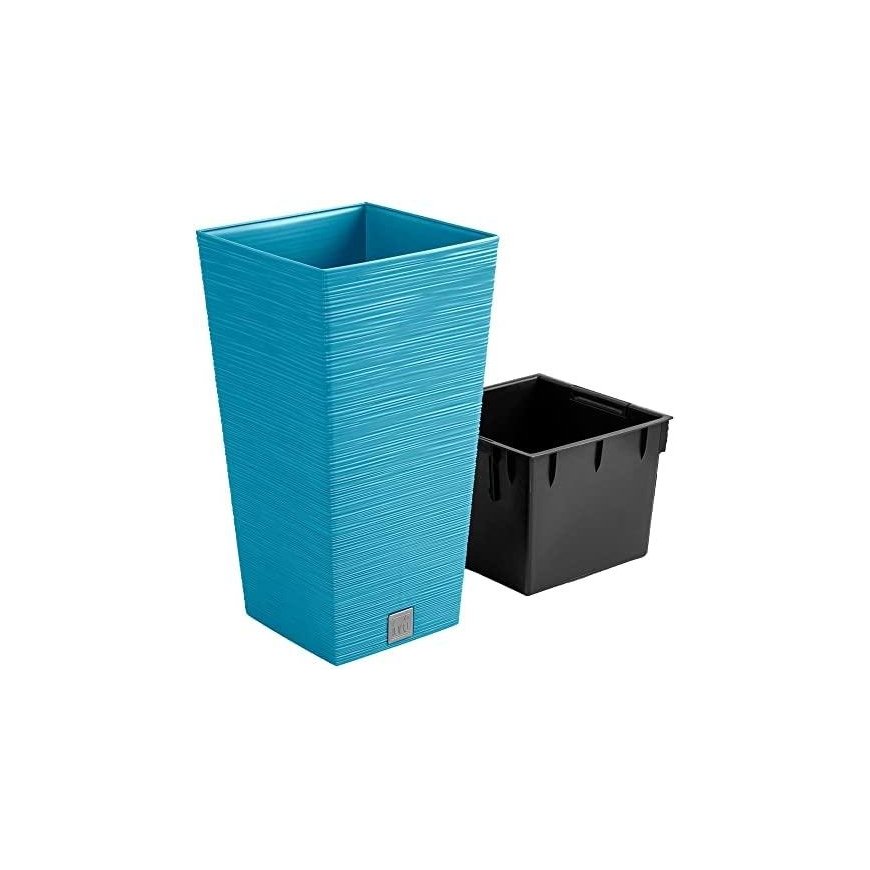 Prosperplast Flower pot FURU SQUARE - Scandinavian blue – 3