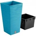 Prosperplast Flower pot FURU SQUARE - Scandinavian blue Prosperplast Flower pot FURU SQUARE - Scandinavian blue
