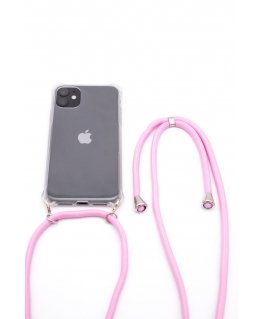 Evelatus Apple iPhone 7/8/SE2020/SE2022 Silicone Transparent with Necklace TPU Strap Transparent