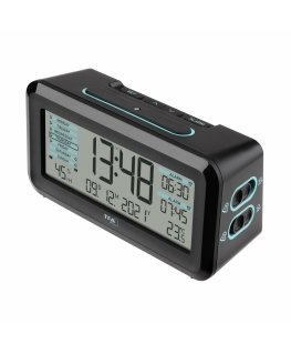 TFA-Dostmann Boxx2 Digitāls modinātājs Melns