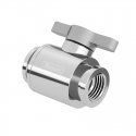 Barrow Ball Valve (10 mm) G1/4 colio rutulinis čiaupas, sidabro sidabras Barrow Ball Valve (10 mm) G1/4 colio rutulinis čiaupas, sidabro sidabras