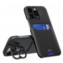 iLike Apple iPhone 14 Pro Leather Stand Case cover card wallet with stand Black iLike Apple iPhone 14 Pro Leather Stand Case cover card wallet with stand Black
