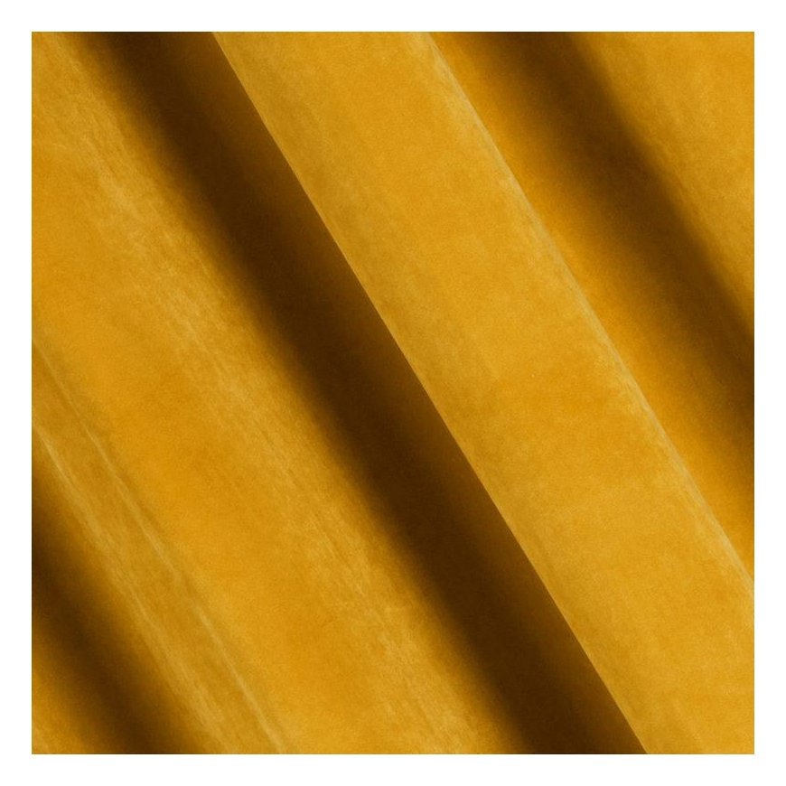 Eurofirany DIVA LINE RIA Soft velvet night curtain, 140X250 cm, loops / rings, color: mustard – 4