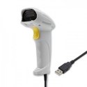 Qoltec QOLTEC 50877 Laser scanner 1D USB White Qoltec QOLTEC 50877 Laser scanner 1D USB White