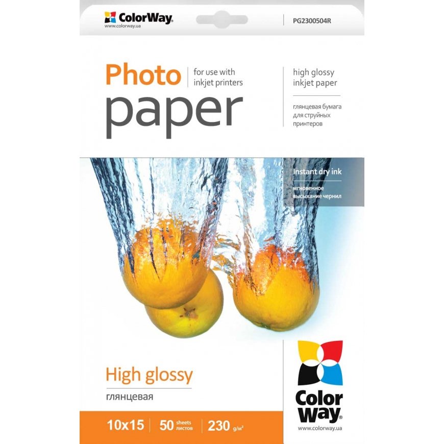 Colorway PG2300504R photo paper White Gloss