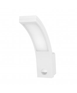 Wall light Orno PIRYT LED 10W, garden light with motion sensor 140pcs, 800lm, IP54, 4000K, white, AD-OP-6109WLPMR4