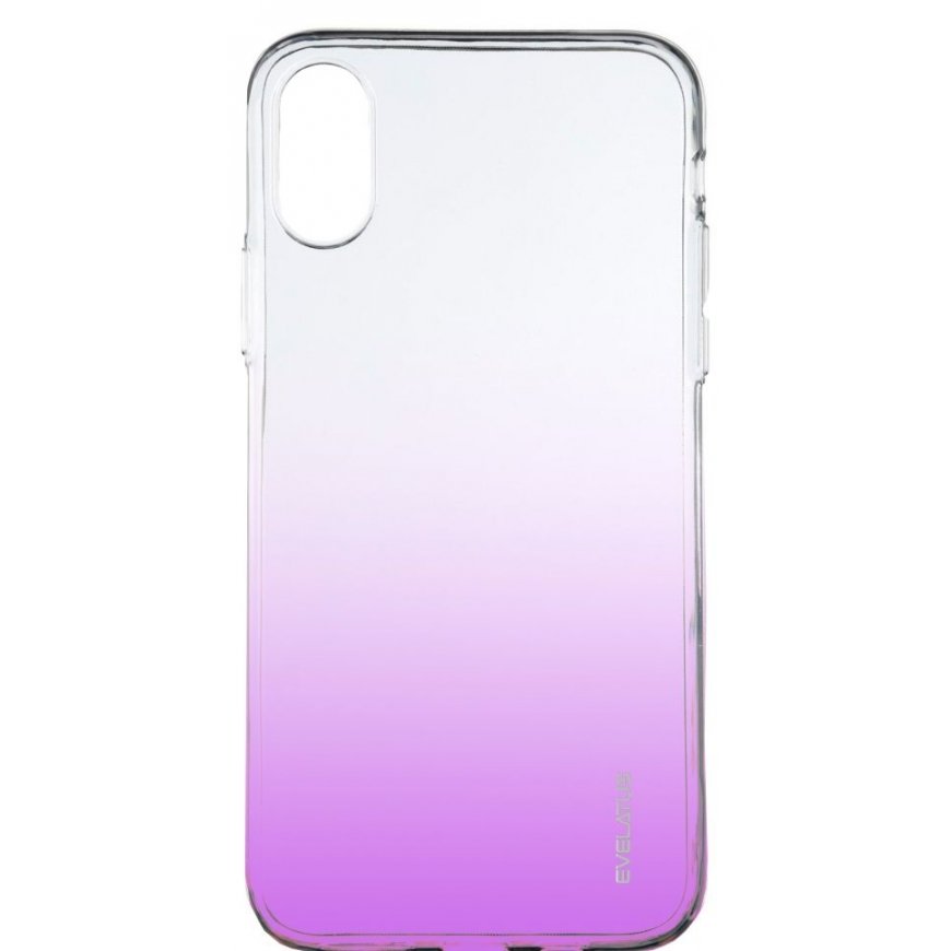 Evelatus Apple iPhone X/XS Gradient TPU Case Purple