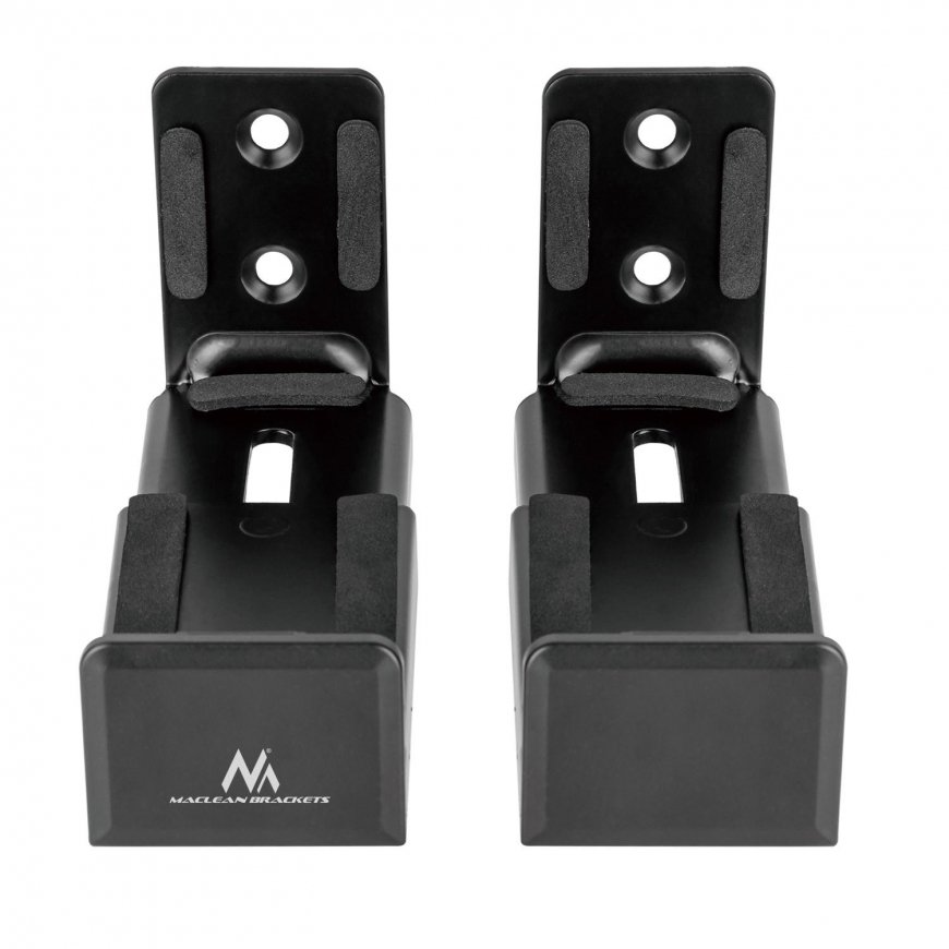 „Maclean MC-932 Universal Soundbar“ sienos tvirtinimo laikiklis, skirtas garso juostos garsiakalbių dėžutei fiksuoti reguliuojam – 2