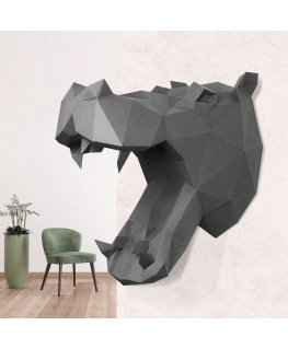 Beldizart WIZARDI 3D Paper Craft Models Hippo PP-1BEG-Game