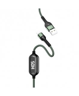 Usams USB-A to lightning 1.2 m cable black (63801-uniw)