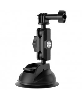 TELESIN Universal Suction Cup Holder with phone holder and action camera mounting TE-SUC-012