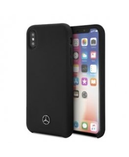 Mercedes-Benz Apple iPhone XR Liquid Silicone Case Black