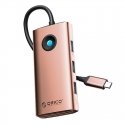 Orico Type-C 6in1 HUB Multifunction Docking Station (rose gold) Orico Type-C 6in1 HUB Multifunction Docking Station (rose gold)