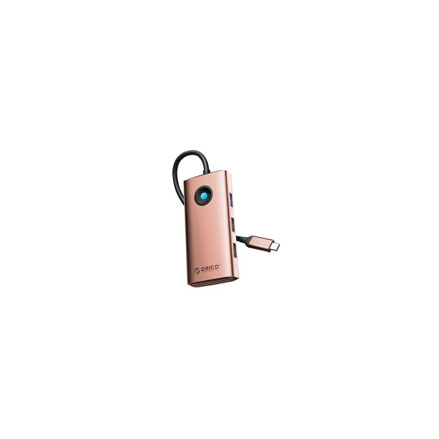Orico Type-C 6in1 HUB Multifunction Docking Station (rose gold) – 2