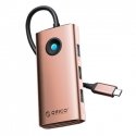 Orico Type-C 6in1 HUB Multifunction Docking Station (rose gold) Orico Type-C 6in1 HUB Multifunction Docking Station (rose gold)