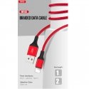 XO NB143 Прочный TPE Универсальный USB на USB-C (Type-C) Кабель 2m данных и быстрого заряда 2.4A Черный XO NB143 Прочный TPE Универсальный USB на USB-C (Type-C) Кабель 2m данных и быстрого заряда 2.4A Черный