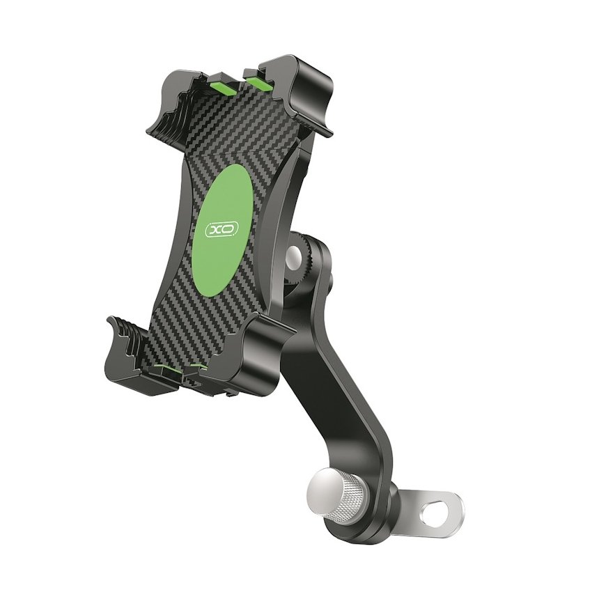 XO C118 Moto - Scooter - Quad bracket frame fix Smartphone Holder with rotate and angle adjust Black