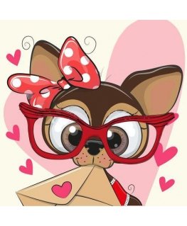 Beldizart Love letter 20*20 cm WD2481