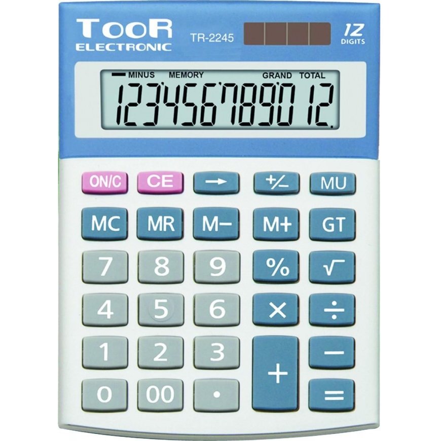 Toor Electronic Skaičiuotuvas TOOR 2245, 12 skaitmenų – 2