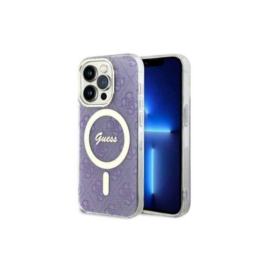 Guess Apple iPhone 14 Pro 6.1 hardcase 4G MagSafe Purple