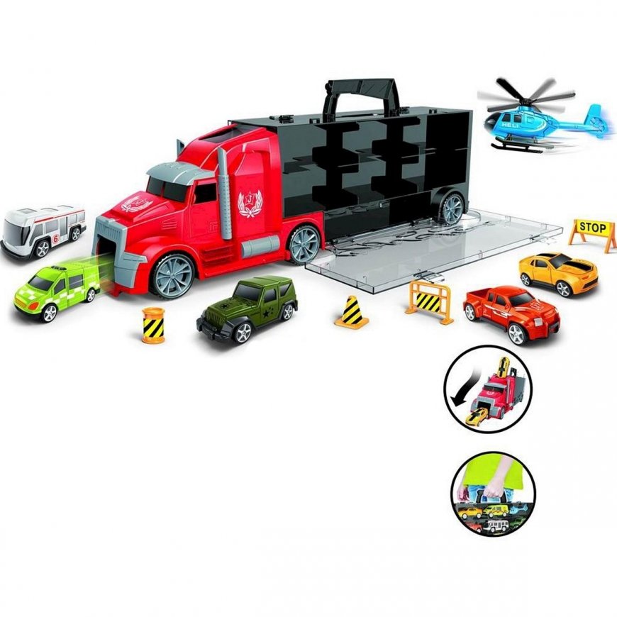 Smily Play Set of samochodzików Truck case – 4
