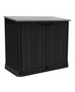 KETER GARDEN AND BALCONY BOX MIDI GRAY AND BLACK 132x71.5x113.5cm