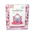Leantoys Lean Cars Make-up Dressing Table with Mirror Light Sound