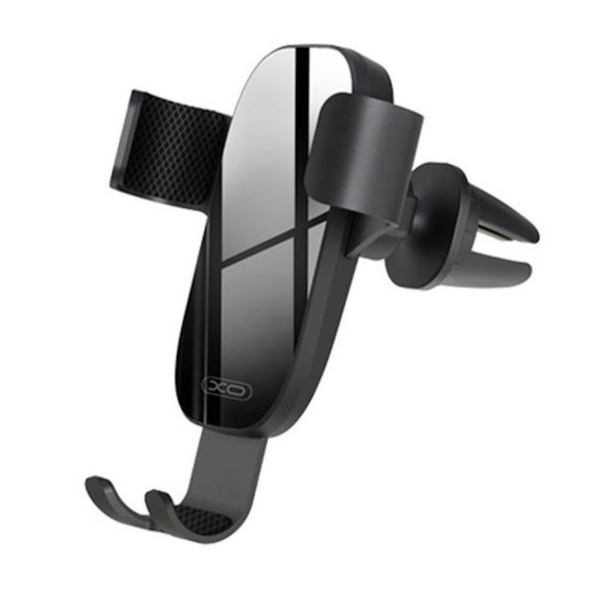 XO C37 Gravity Universāls Auto gaisa rests fiksācijas Automātiski savelkošs Telefona stiprinājums (4.5-7.6'') Melns