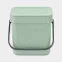 Brabantia Sort & Go Waste Bin 3 L 1 krepšys(iai / ių) Žalia Brabantia Sort & Go Waste Bin 3 L 1 krepšys(iai / ių) Žalia