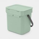 Brabantia Sort & Go Waste Bin 3 L 1 корзина(ы) Зеленый