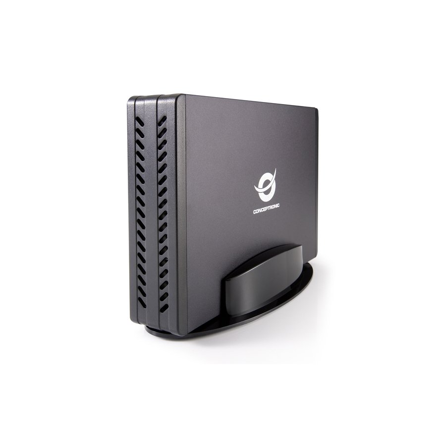 Conceptronic CHD3SU saugojimo diskų korpusas HDD korpusas Juoda 3.5"