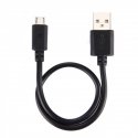 Evelatus Universal Charging cable Micro USB 30CM Blister Black Evelatus Universal Charging cable Micro USB 30CM Blister Black